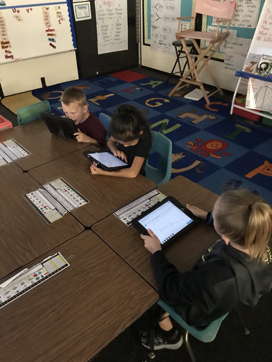DabbsElementary's tweet photo. First graders were working hard today using nearpod to review place value @DabbsElementary @DPISD_DE #technologyrocks #mathallstars https://t.co/20s3ld8LKE