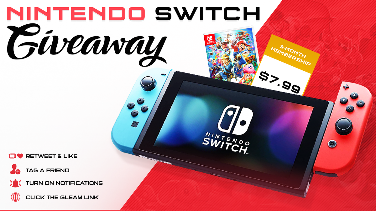 VikkiKitty's tweet photo. Enter in our giveaway for a chance to win a Nintendo Switch, copy of Smash Ultimate, and a 3-month Nintendo online membership! Thanks to @DREWMEISTERR and the association of @nioesports, we can finally share the news! https://t.co/wqwHO5s8RB https://t.co/TgALT3e3XJ