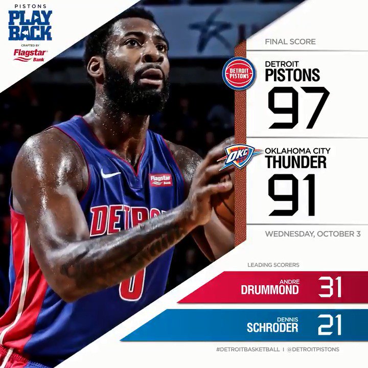 Detroit Pistons on Twitter "10 on the preseason behind a big day from