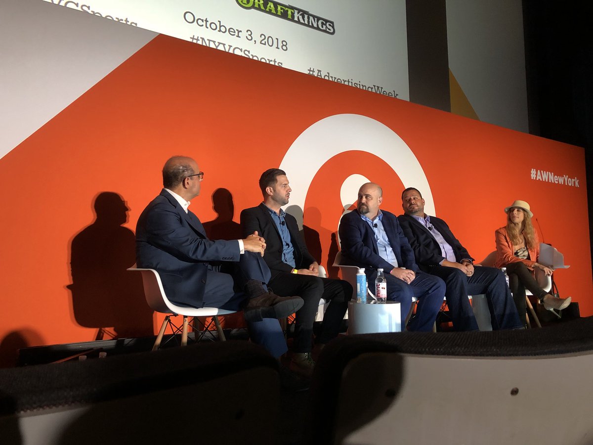 KiambraG's tweet photo. There seems to be a recurring theme of the sports industry: storytelling. If there is anything we MUST do it is to be able to connect and build with sports consumers around the world. A change is coming! So, thank you #AdWeekNY #DavidStern #DraftKings #cusportsbiz #cusportspr https://t.co/zobkBkvKWu