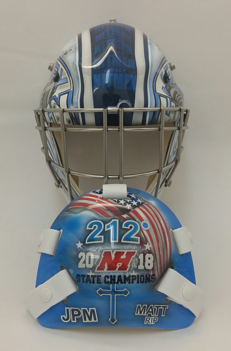 zonorange's tweet photo. #johnwerber #warwick #jersey #hitmen #designsylviepoitras #hockeymaskpainting https://t.co/8mCNYMq0lr
