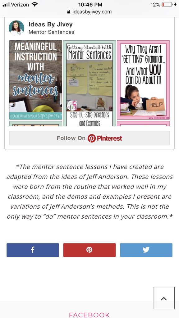 IdeasByJivey's tweet photo. @franmcveigh @writeguyjeff @shfarnsworth @DrMaryHoward @donalynbooks @KyleneBeers Above is a direct screenshot from the resources on TpT. It is also IN my resources. Here is one of the many places I have it on my website. Pinterest leads to those places bc it is a search engine. Please stop. https://t.co/xEWSYy0Nlv