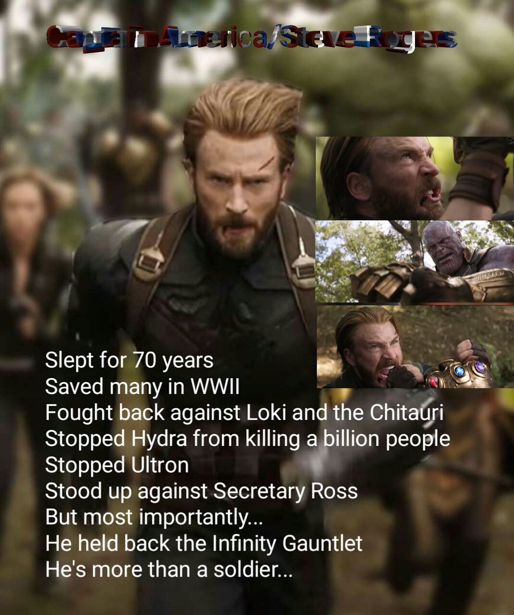I hear that Avengers 4 is <a href="/ChrisEvans/">★</a> last time as Cap. So, I got something for him.