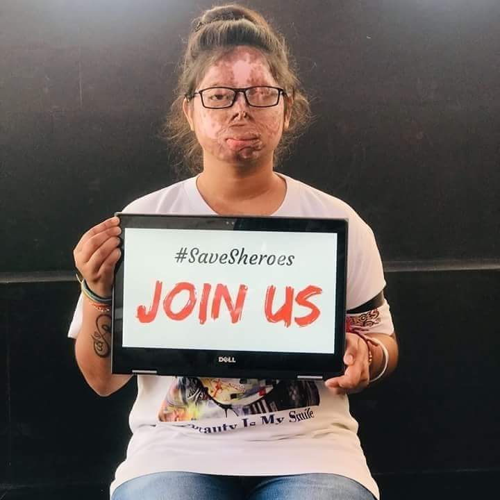 AkshaykMankar's tweet photo. #Sheroes has been standing in the forefront of #womenstruggle These women couldn't be made to bow down, even with acid attack. Patriarchy lost to them yet @myogiadityanath wants to take their independence away. lets rally behind them. #SaveSheroes #StandWithSheroes #FascismDown https://t.co/Im90Fs7hig