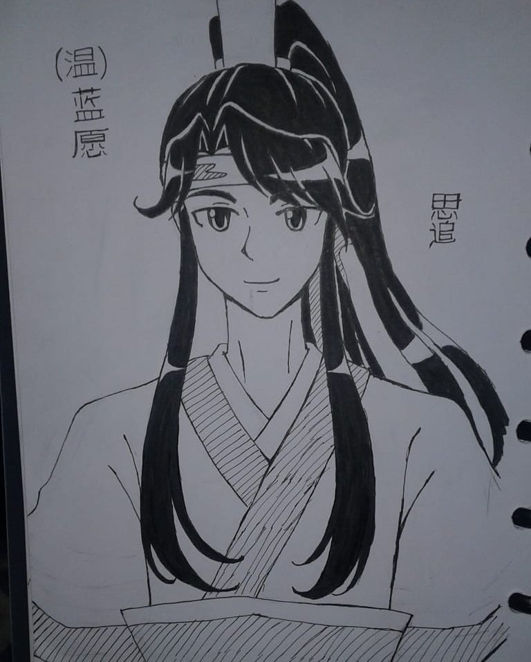 LeilaZen_'s tweet photo. Inktober Day 4: Lan Yuan/Lan Sizhui (Wen Yuan)

Donghua: 魔道祖师 (Mo Dao Zu Shi)/Grandmaster of Demonic Cultivation
.
#Inktober #Inktober2018 #inktoberday4 https://t.co/P7lHqTAeFG