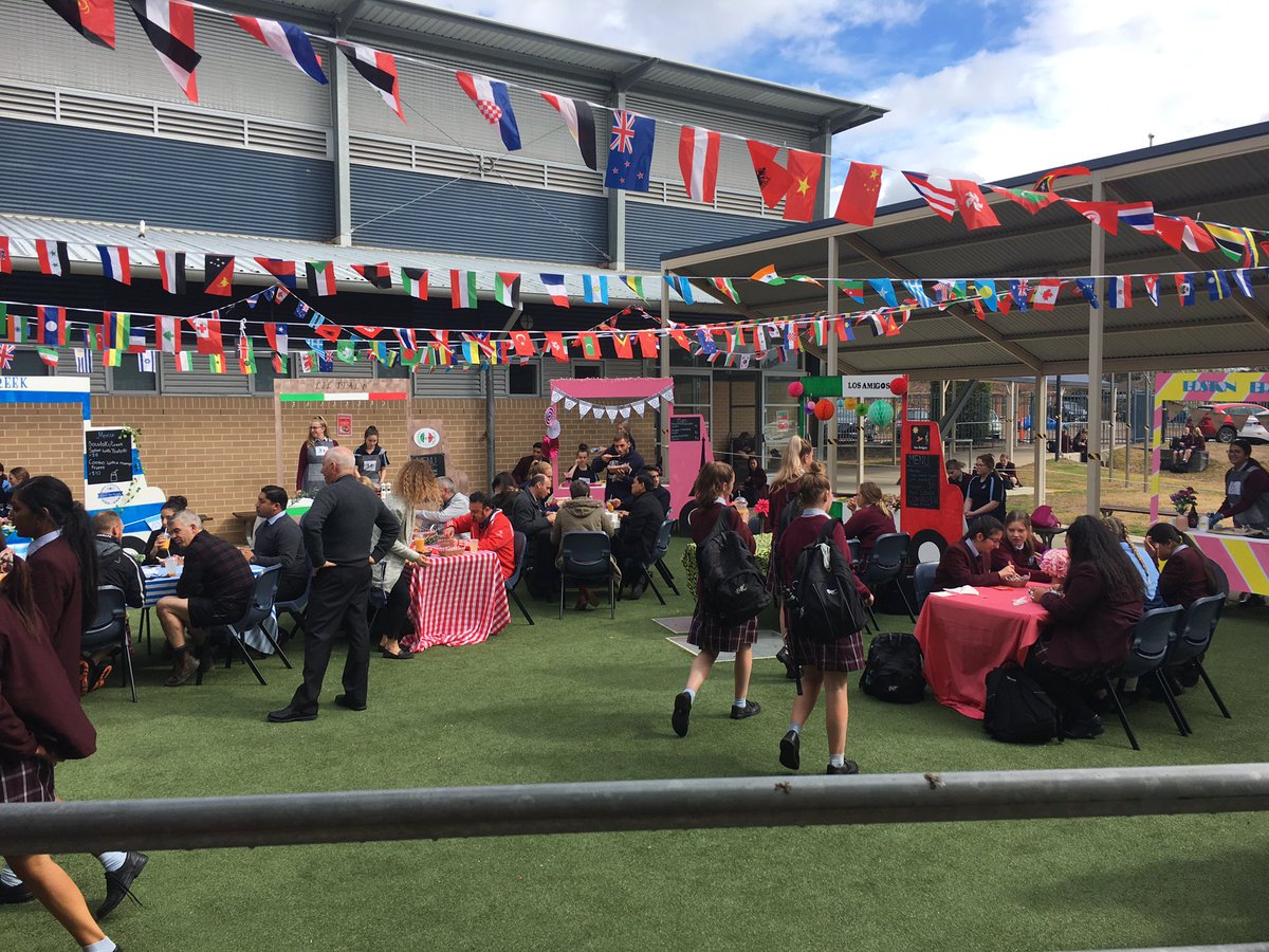 BedePolding's tweet photo. Multicultural Food Truck Fun at BPC. Great work from our Food Technology and Hospitality students and staff https://t.co/65YAVupEoM
