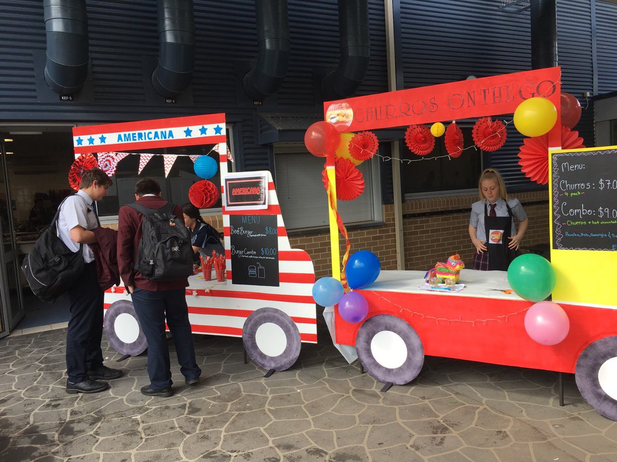 BedePolding's tweet photo. Multicultural Food Truck Fun at BPC. Great work from our Food Technology and Hospitality students and staff https://t.co/65YAVupEoM