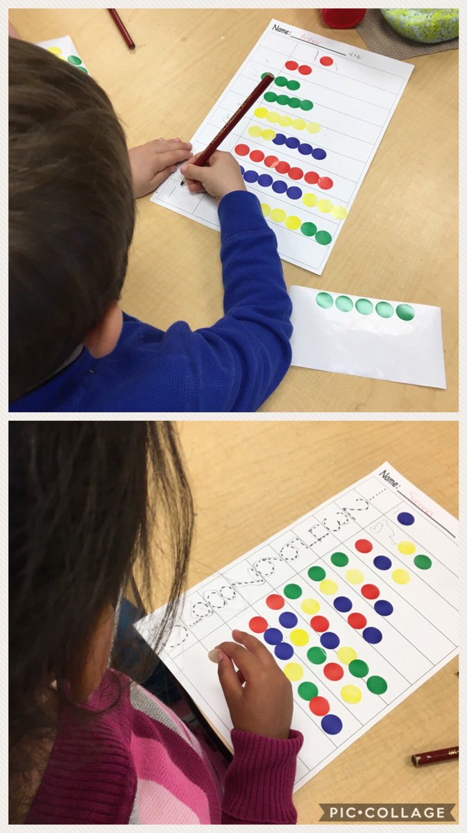 GlendaBensonSPS's tweet photo. K-AB @StirlingPS , Students enjoyed this fun math number sense activity with dot stickers . #mathisfun #numbersanddots #stickersarefun https://t.co/14P7qFP2VL