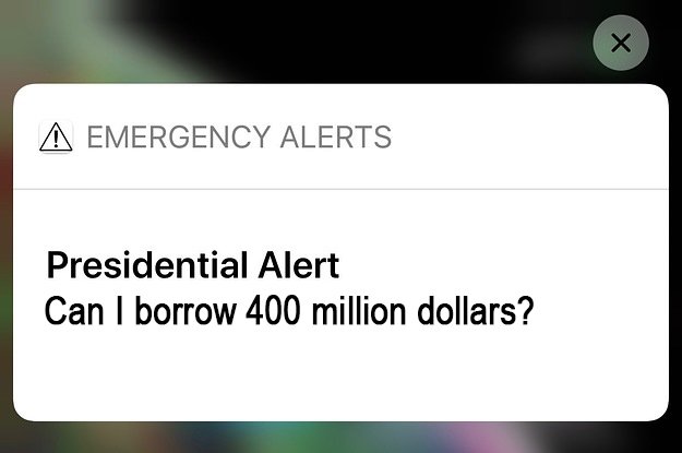 laloalcaraz's tweet image. Did any of you get this message? #PresidentialAlertSystem