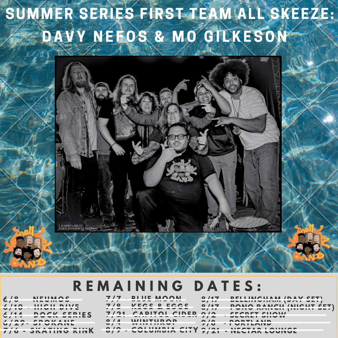 Summer Skeeze First Team All Skeeze:

Mo and Davy have been spotted front row at MLB shows on numerous occasions. The “Jambassadors“ of Seattle’s premiere weekly jam <a href="/MoJamPresents/">Mo' Jam Presents</a> gave the MLB our first big break in the scene with our feature at Nectar Lounge back in March ❣️