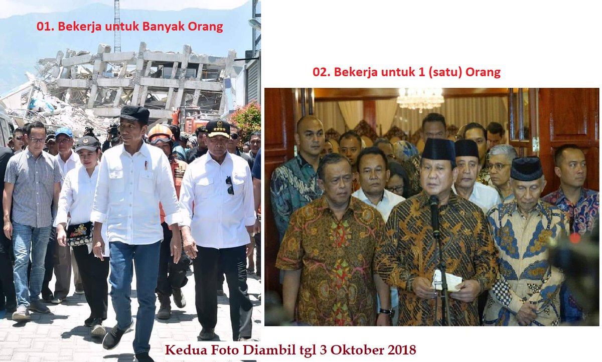 MurtadhaOne's tweet photo. Kedua Foto Ini Diambil di Hari yang Sama tapi tempat yg Berbeda

Foto no. 01 Sedang Bekerja Untuk Banyak Orang 

Foto no. 02 Sedang Bekerja untuk 1 Orang #KoalisiPraBOHONG https://t.co/pSNBBI2a1K