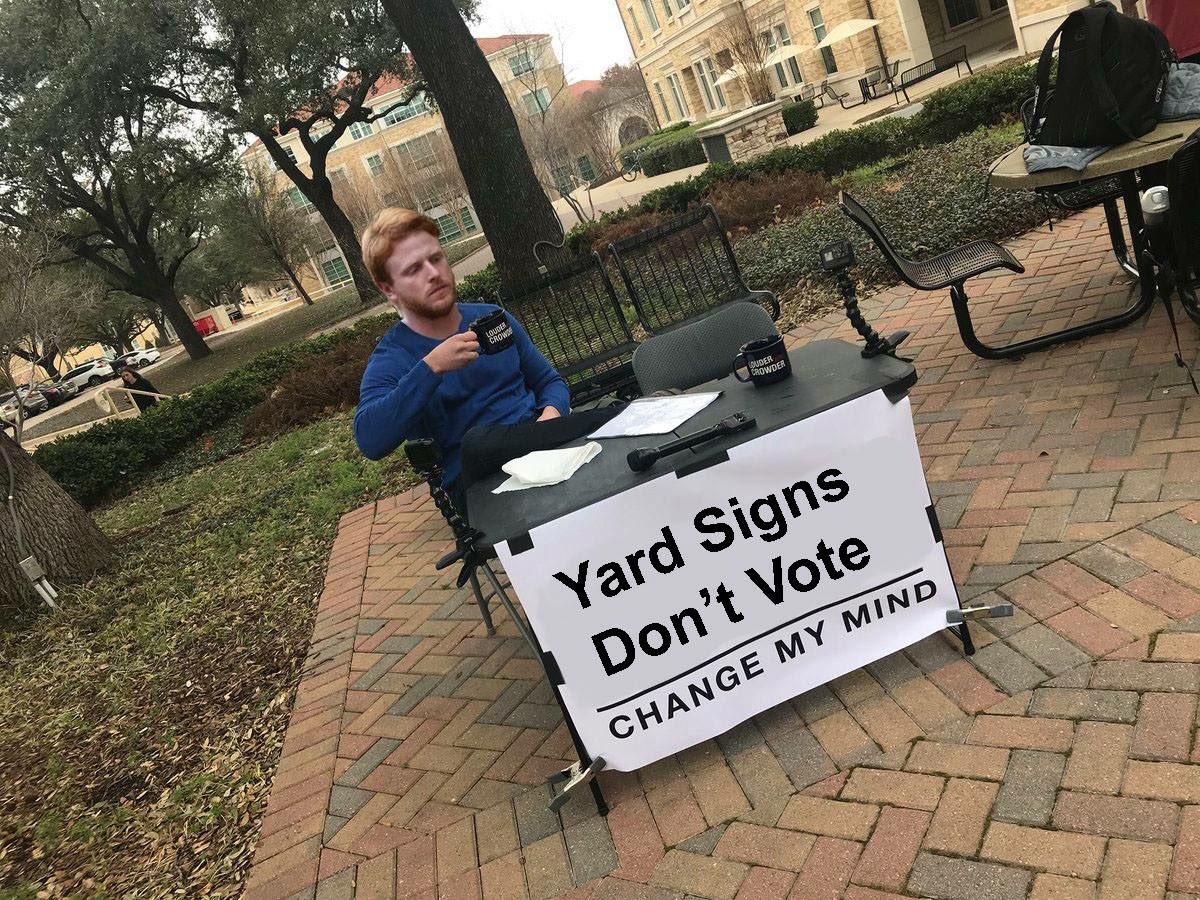 JChrisReeves's tweet photo. Probably the most confusing concept in my line of work. #campaignproblems https://t.co/xWI9TwM9qT