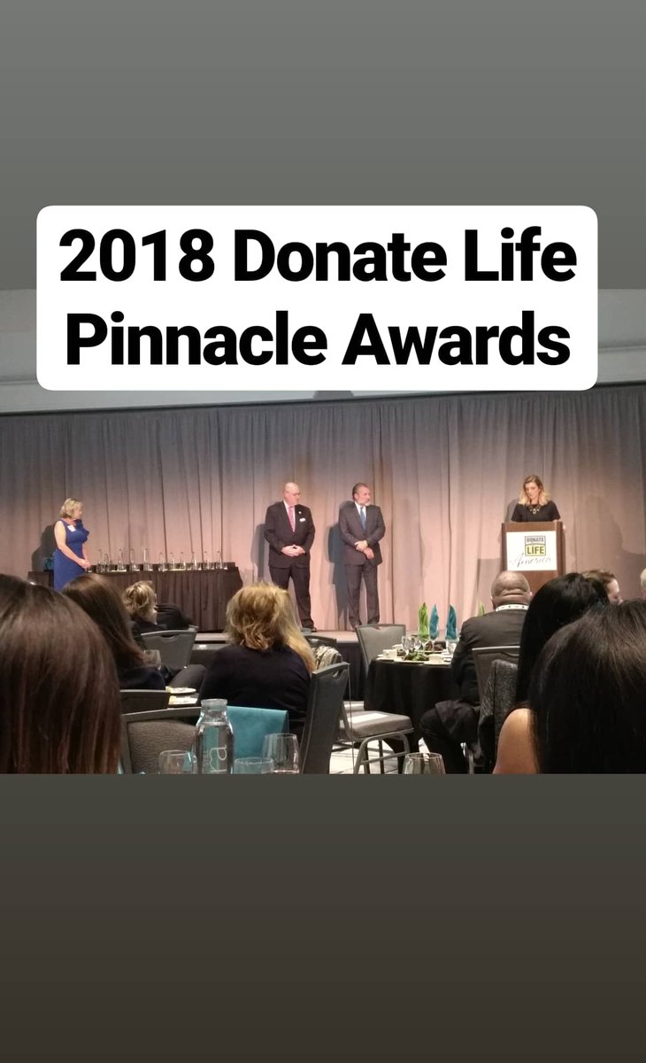 The Donate Life Pinnacle Awards presentation is so inspirational! Here we go... #DLA2018