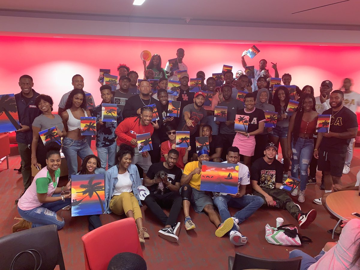UHALPHAS's tweet image. Thank you to all those who came out to Painting with PHam! We hope you enjoyed your creativity. We will see you tomorrow at Pie an Alpha! #HMAlphaWeek