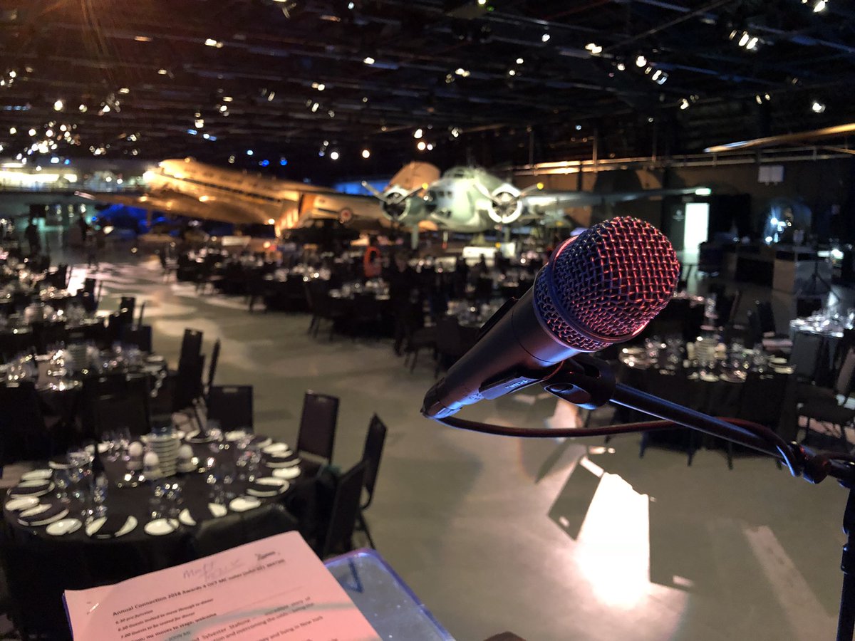 enthusejohn's tweet photo. Sound check for MC role tonight at the 2018 Annual Connection excellence awards. Most unique lecturn ever! Very cool stage set up! Working on my birthday! #eventprofs #christchurchnz #evententertainment #mc #enthuseevents #professionalmc #corporateevents @celebrityspeakersnz https://t.co/VKFns3glqX