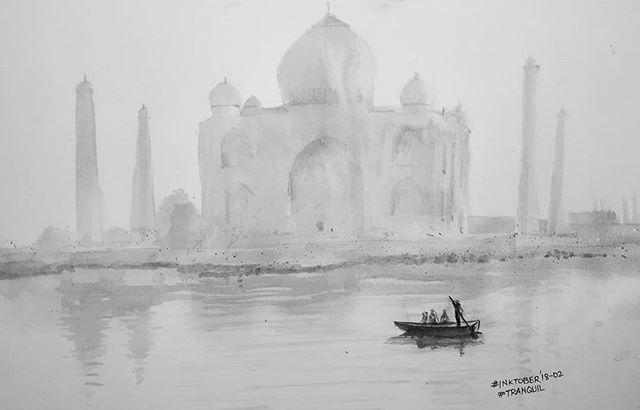 veerendratikhe's tweet photo. #inktober2018
Subject : #tranquil
#waterproofink #tajmahal #taj
#instadaily #inktoberday2 https://t.co/WCDYkDCQIv https://t.co/5c9iXppXSV