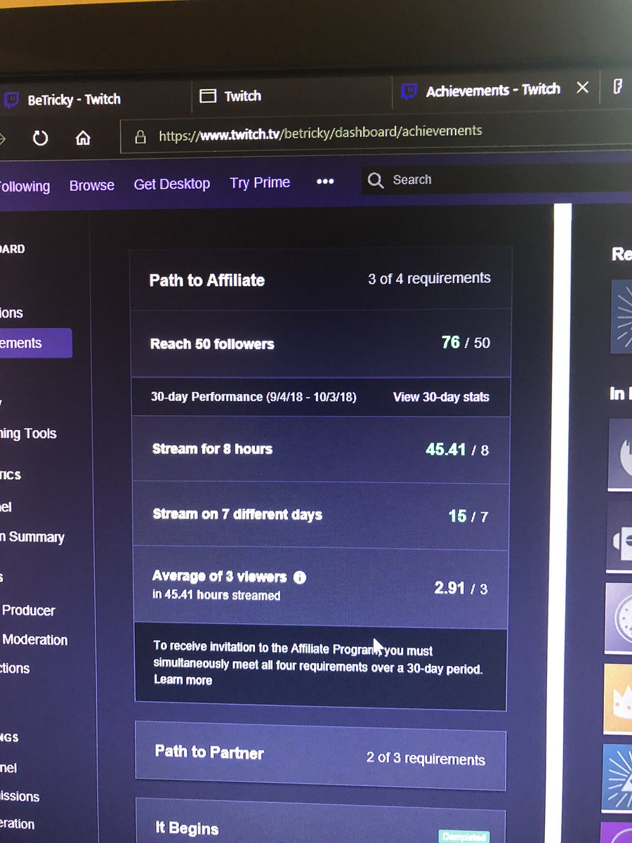 BeTriicky's tweet image. so close to affiliate!! one day at a time, thanks for all the support guys ❤️
