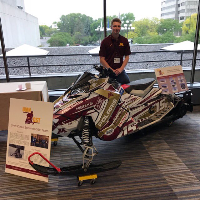 UmnCleanSnow's tweet photo. Had a great time at the @ANSYS Innovation Conference! Good to see some fellow UMN student groups there too! #UMNdriven https://t.co/ELgdv0YgK5