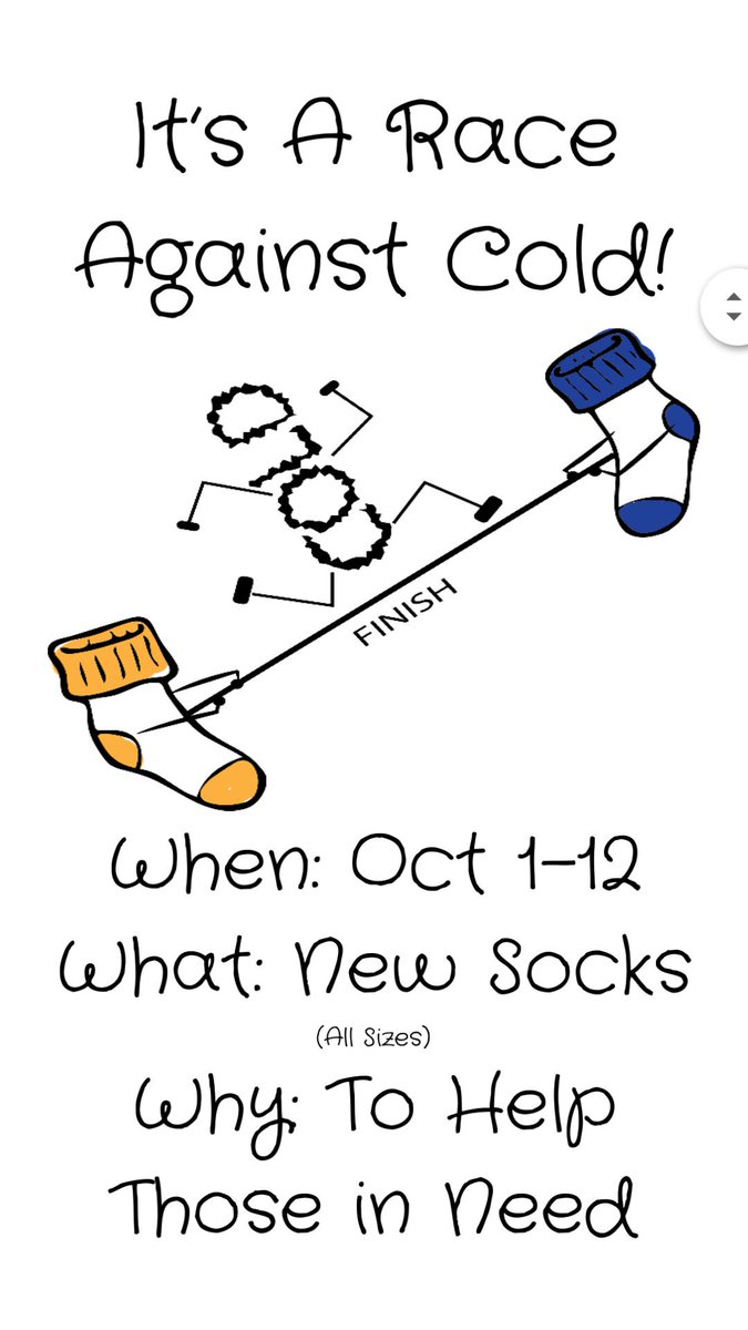 CoachFalloures's tweet photo. Support NFHS and FHS Cross country teams,  as we collect sock donations for those in need!  Look for a box on your campus! https://t.co/JuHHzLQx4x