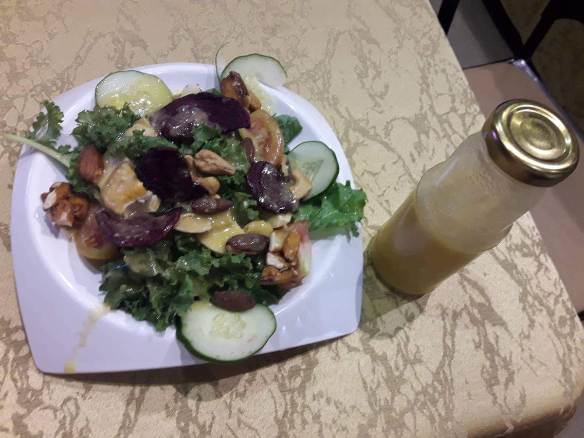SEACEC1's tweet photo. Day 4:

Highland Salad with Coffee Vinaigrette by Mr. Richmond Victor Ejanda. https://t.co/snGLlStij3