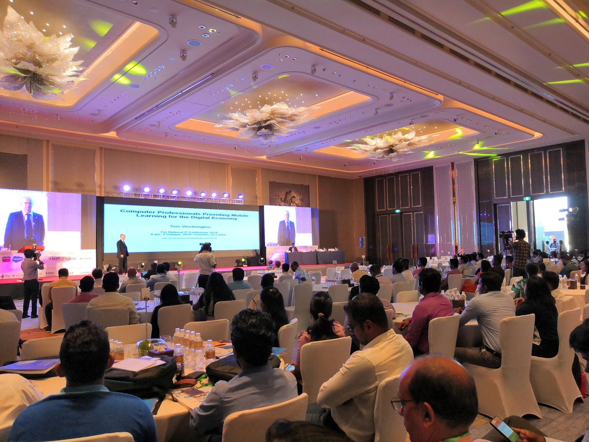 ReadMeSriLanka's tweet photo. Morning folks!
It's day Two of #NITC2018 and we have Tom Worthington from Australia deliver the opening keynote.
Live coverage powered by @FriMi_lk https://t.co/KfM2uKWUbC