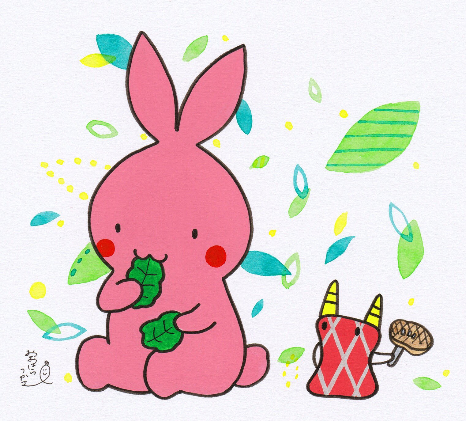 あさと 神戸市非公認prキャラ En Twitter 草食系 うさぎ感 ベビーリーフ 草食系 神戸 非公認キャラクター あさとくん こーべぽーとくん うさぎ ポートタワー 妖精 イラスト 水彩 T Co Xhhbibqynt Twitter