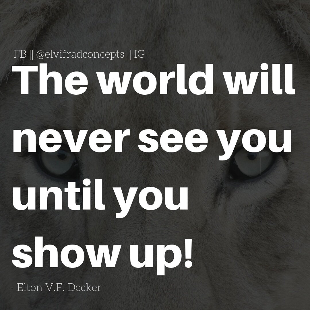 elvifradconcept's tweet photo. Leave your mark!
#elvifradconcepts #OctoberInspirations #dailypill #thinkaboutthis #FearlessGrowth #noexcuse #believeinyourself https://t.co/bITvelYJVj
