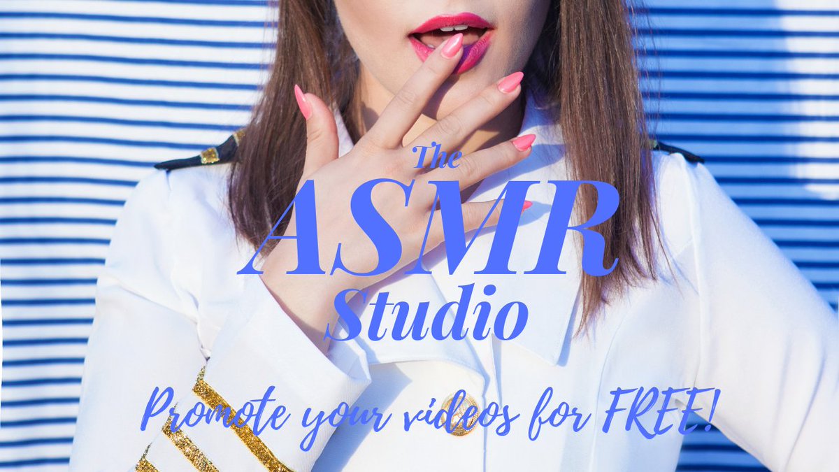TheASMRStudio's tweet image. FOR A LIMITED TIME we will promote some of our followers videos on our social media. Send us the YouTube link. Only send your video, not someone elses.