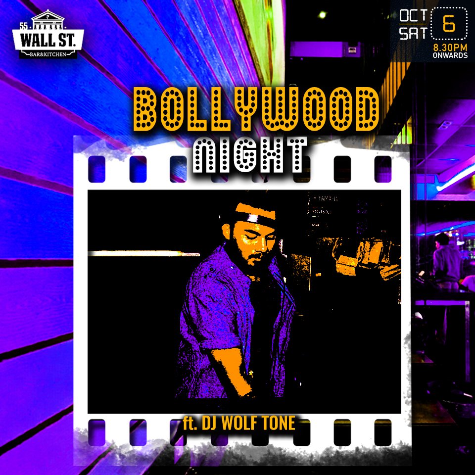 55_wallstreet's tweet photo. Slay in True Bollywood Style &amp; Experience the Nostalgia @55WallSt 
Bollywood Night,This Saturday with DJ Wolftone.
Oct 6th, 8pm onwards!
RSVP: 07022666677
#Saturday #55WallStreet https://t.co/wcRTDAy8jN
