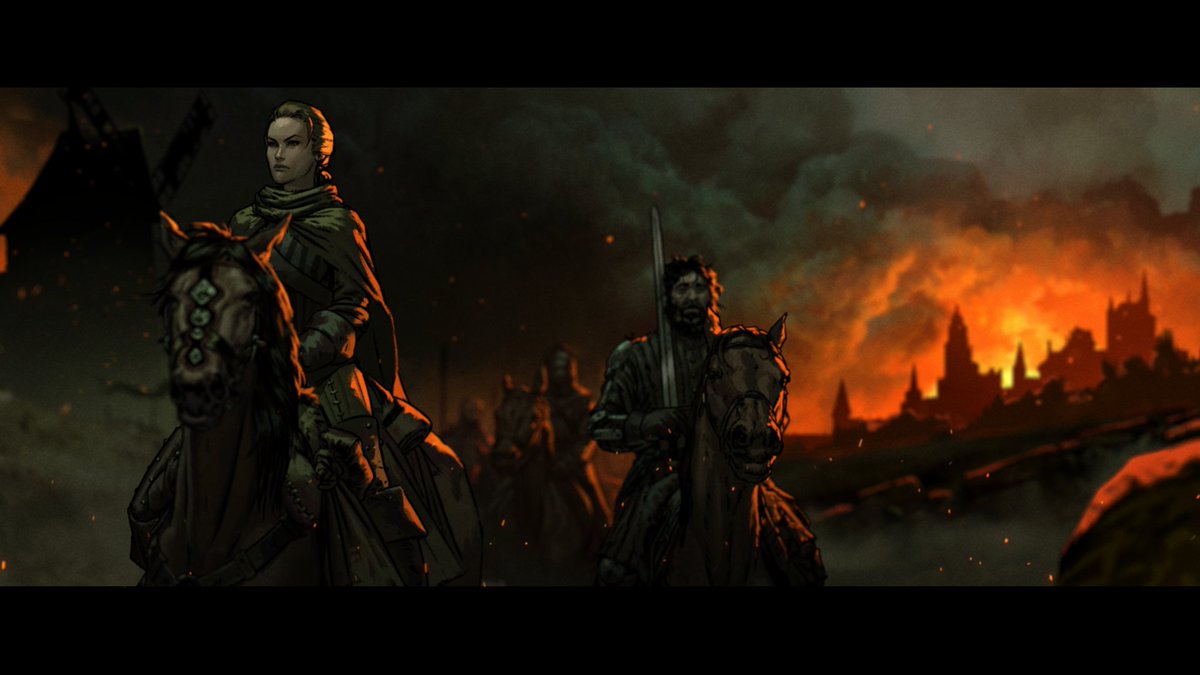 PlayGwent's tweet photo. In Thronebreaker, you’ll traverse vast lands. From vibrant countrysides and war-torn landscapes, to grand castles and snow-capped mountains — the world is a living canvas, and your actions will paint the picture. #WitcherTales https://t.co/gBreTTEjmO