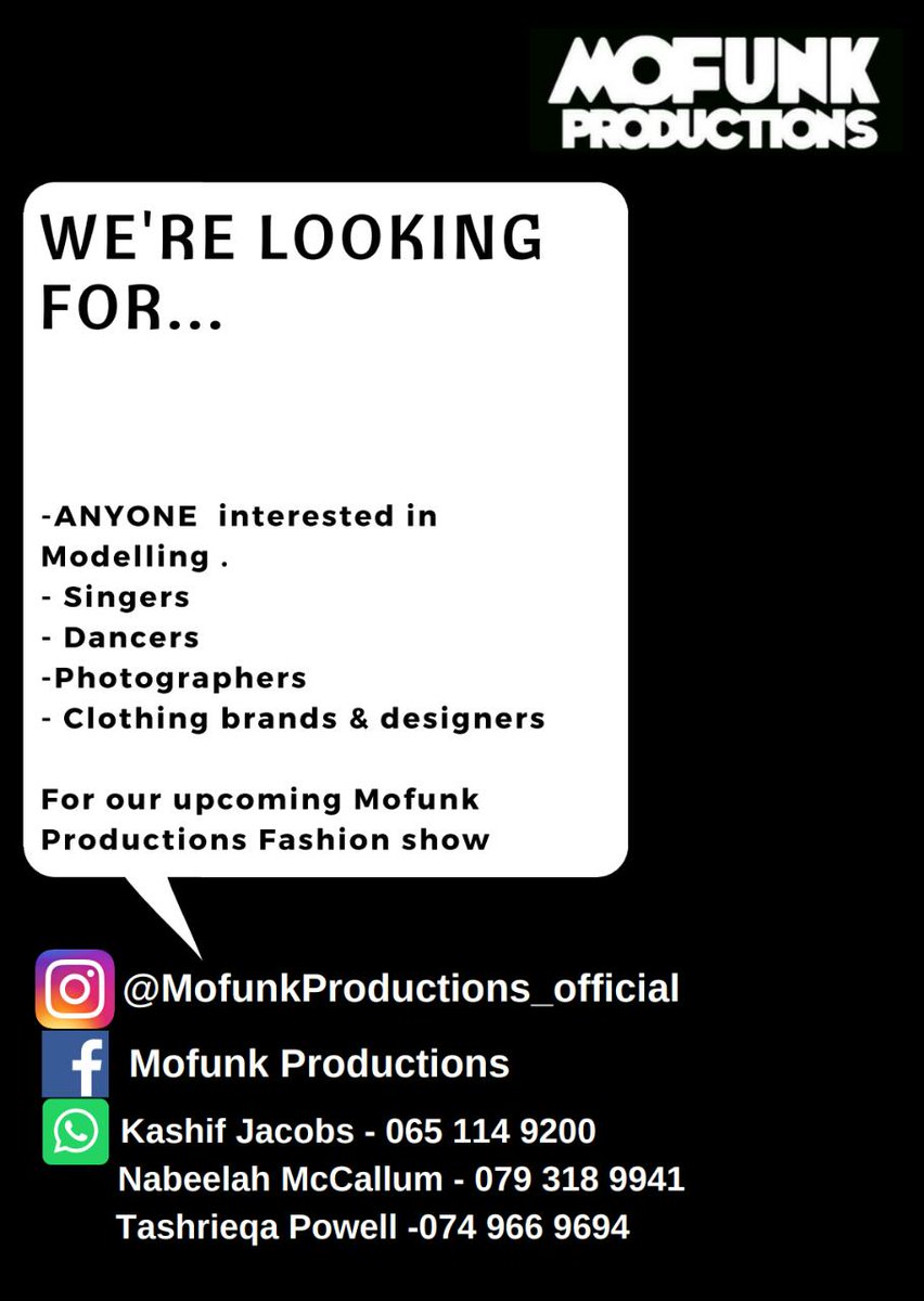 Mofunk_'s tweet photo. If you're interested please don't hesitate to DM us📲📲 We host a variety of different fashion forward events and we're open to having anyone join our team! https://t.co/Li2rSvOJ4h