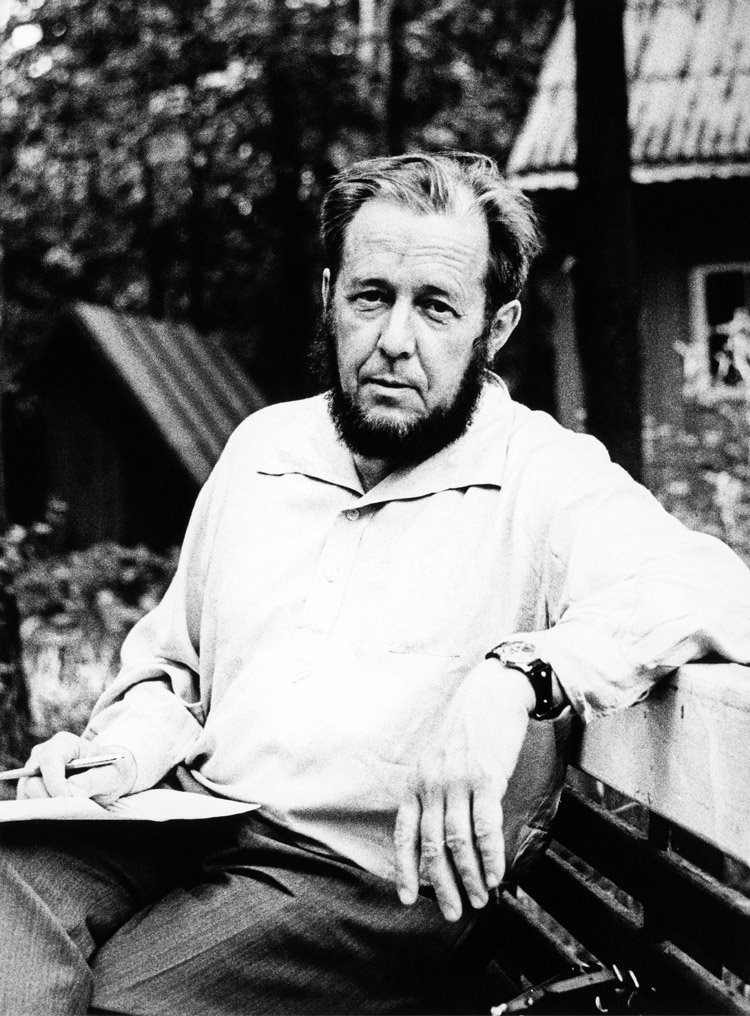 'Western thinking has become conservative: the world situation should stay as it is at any cost; there should be no changes. This debilitating dream of a status quo is the symptom of a society which has come to the end of its development'Solzhenitsyn