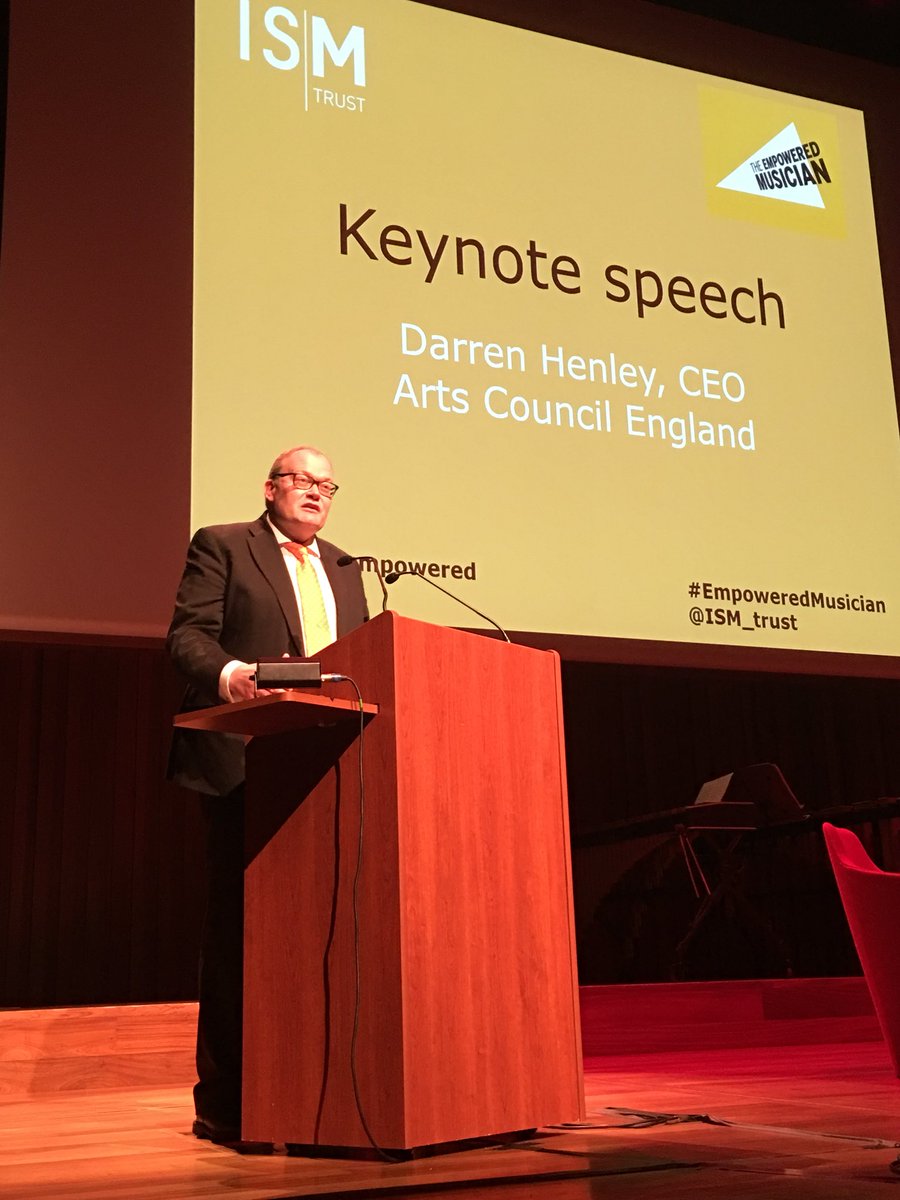 ‘Music is an extraordinary experience; the universal language that connects the world and illuminates everyone. It should be available to everyone and not just the privileged few.’ <a href="/HENLEYDARREN/">Darren Henley CBE</a> <a href="/ace_national/">Arts Council England</a> #EmpoweredMusician
