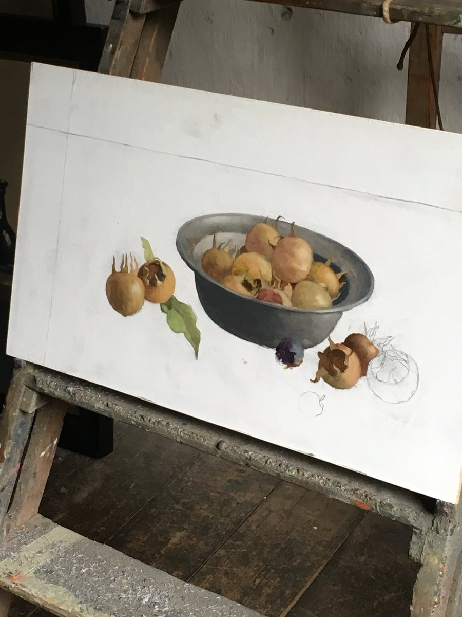 AgeethInfo's tweet photo. Eerste opzet #schilderij #mispels #helmantel @MuseumHelmantel https://t.co/B3Kc03MWoe