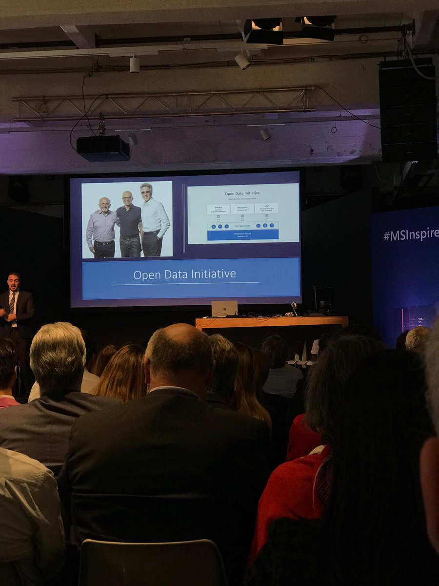 Annuncio Microsoft, Adobe e SAP stanno lanciando un nuova modalità di pubblicazione degli open data secondo uno standard comune e condiviso a #MSInpireMI @iamcp iamcp.it