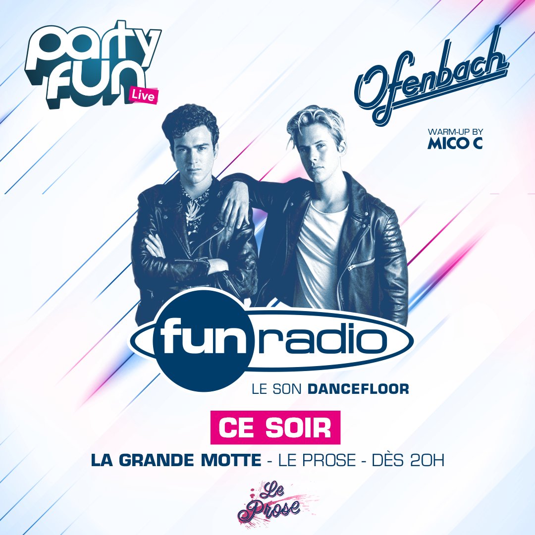 🎉 Ce soir, @Ofenbachmusic sera à Montpellier pour notre #PartyFunLive 💣