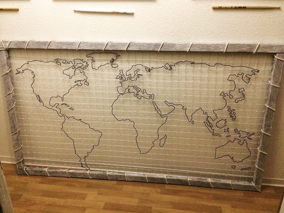 funny_causetrue's tweet photo. I’m kinda back on Twitter. Probably had a boring life lately. Anyway. Just finished making my own frame out of these simple things. Now all I have to do it putting it on the wall and decorate it with photos of lovely people and awesome places. https://t.co/QJuMrrvivN