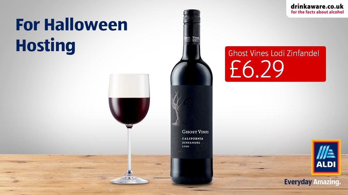 stemning ulæselig fodbold Aldi Stores UK on Twitter: "A blood-red wine will keep the conversation  flowing and compliment any scary soiree. This Ghost Vines (see what I did  there?) Lodi Zinfandel is a powerful wine