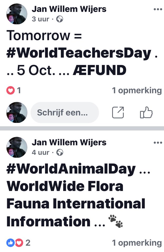 AEFUNDorg's tweet image. … TOMORROW = #WorldTeachersDay 5 Oct. … &amp;amp; Today = #WorldAnimalDay 4 Oct. @WWFFIIorg #Education #WWF #WWFFII #ÆFUND #AEFUND
