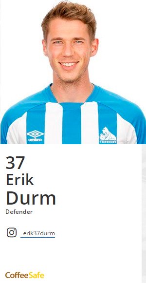 CoffeeSafeLtd's tweet photo. Proud to sponsor @htafcdotcom Erik Durm for the 2018/19 #PremierLeague season. #CoffeeSafe #TerrrierSpirit #football #UTT https://t.co/gKG99dm8ML