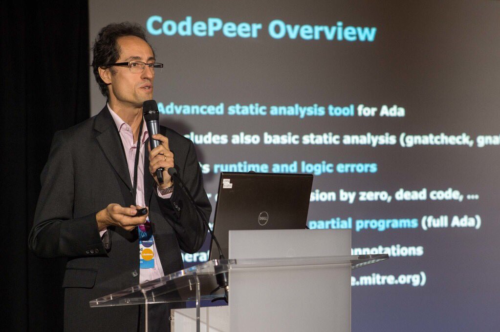 AdaCoreCompany's tweet photo. Our #CWE compatible #staticanalysis tool suite for Ada has a brand new web interface and entry level to ease adoption!  https://t.co/D4wkYpXToz  #AdaCoreTechDays2018 #CommonWeaknessEnumeration #Adaprogramming #CyberSecurityMonth https://t.co/oqyDgguwdB
