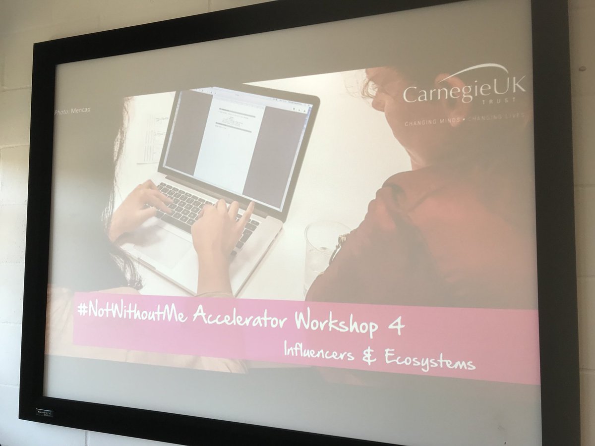 CarnegieUKTrust's tweet photo. Today we’re in the Carnegie Room in #IpswichLibrary hosting the fourth #NotWithoutMe Accelerator Workshop: Influencers &amp; Ecosystems. How do we build, develop and sustain effective networks? https://t.co/c2e4j955Pq