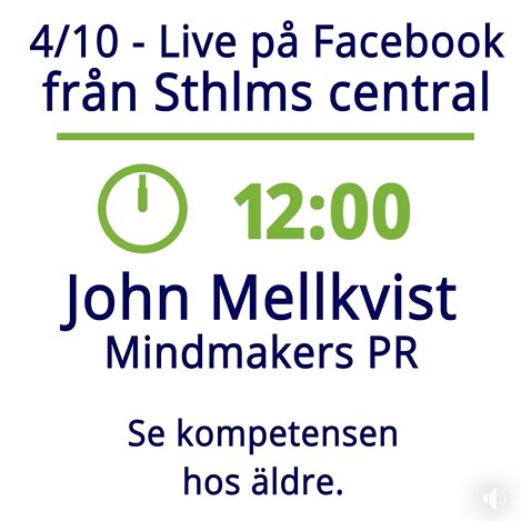 #Arbetsförmedlingens pop up kontor på Centralen är öppet den här veckan. Företagare är varmt välkomna. Missa inte föreläsningarna på Centralen, bl.a. idag kl 12:00 av <a href="/JohnMellkvist/">John Mellkvist</a> . Se även veckans talare streamat eller i efterhand via facebook.com/arbetsgivare.
