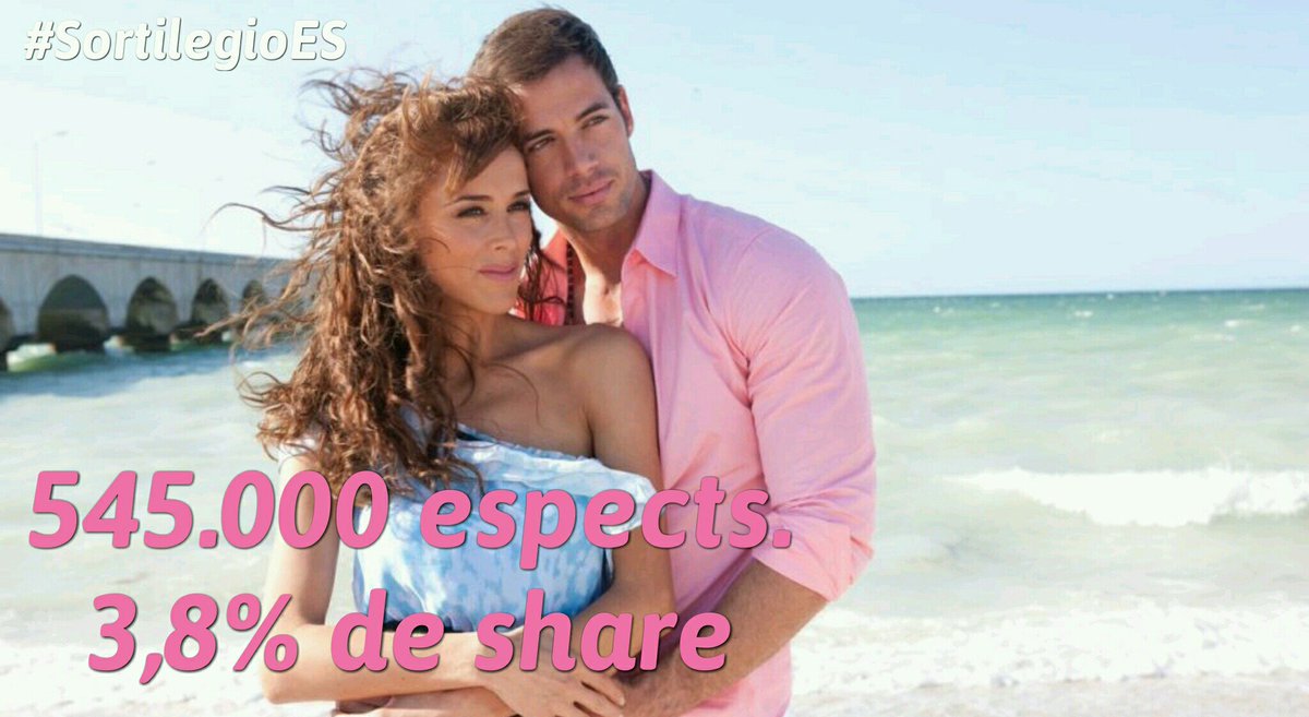 MasQTele's tweet photo. #SortilegioES recupera el liderazgo en la noche de @NovaTDT con 545.000 espectadores (3,8% de share) ¡Enhorabuena @willylevy29 @jackybrv @davidzepeda1 ! https://t.co/ZYt3yfQcpQ
