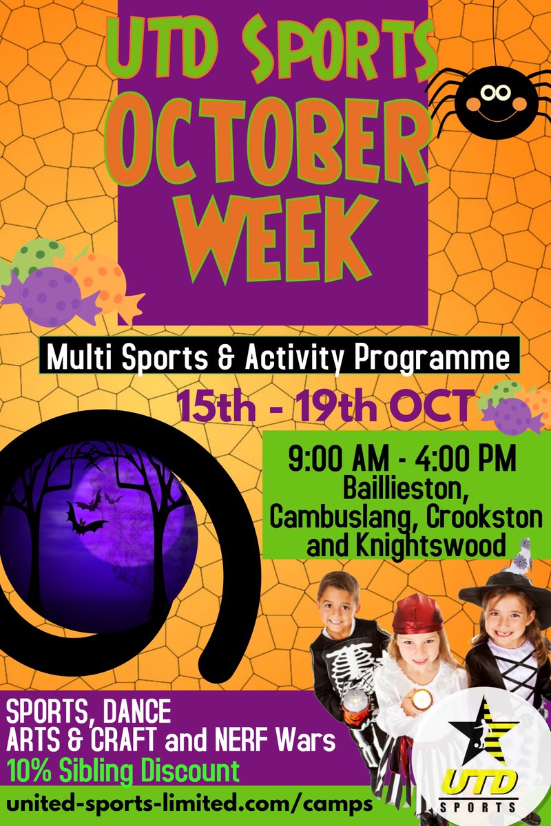 UTD_Sports's tweet image. The race is on to see which #OctoberWeek camp can get the most RT&apos;s!
Next is @KnightswoodSec 

@BankheadGCC @YokerPrimary @KnightswoodP @CorpusChristi_K @StBrendansYoker @scotstoun @NotreDamePri @blairdardiepri @BroomhillPSG @whiteinch_ps @ActiveSchoolsLK 

3, 2, 1...GO! 😎