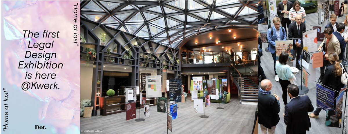 MariePotelSavil's tweet image. For those who missed the first exhibition of #legaldesign, part of it will be travelling to London #LegalGeek on October 18! #dotlegaldesign #kwerk 
 medium.com/legal-design/w…