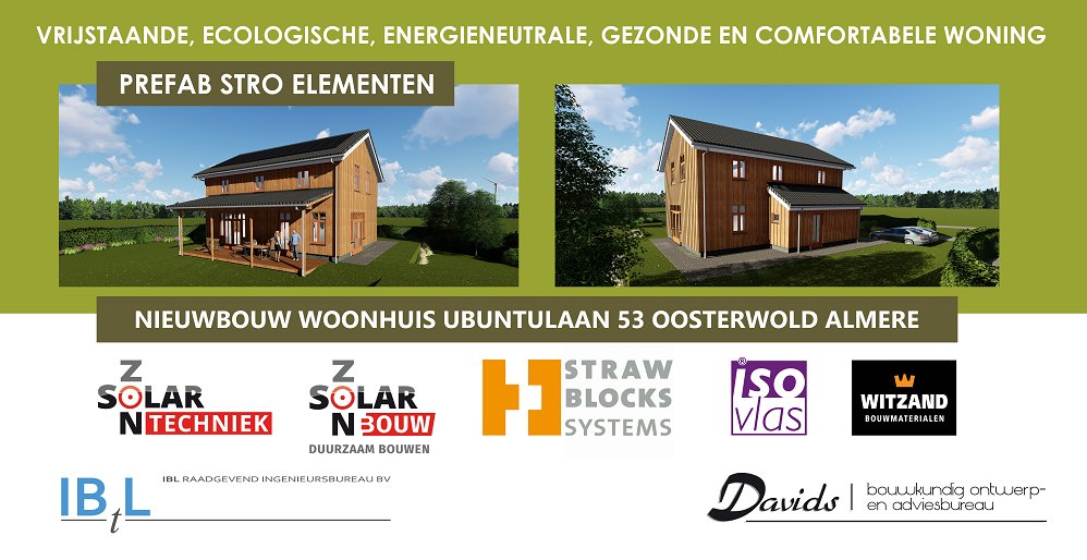 Ons nieuwste project aan de Ubuntulaan 53 in Oosterwold, Almere. De elementen staan klaar voor vertrek. #strobouw