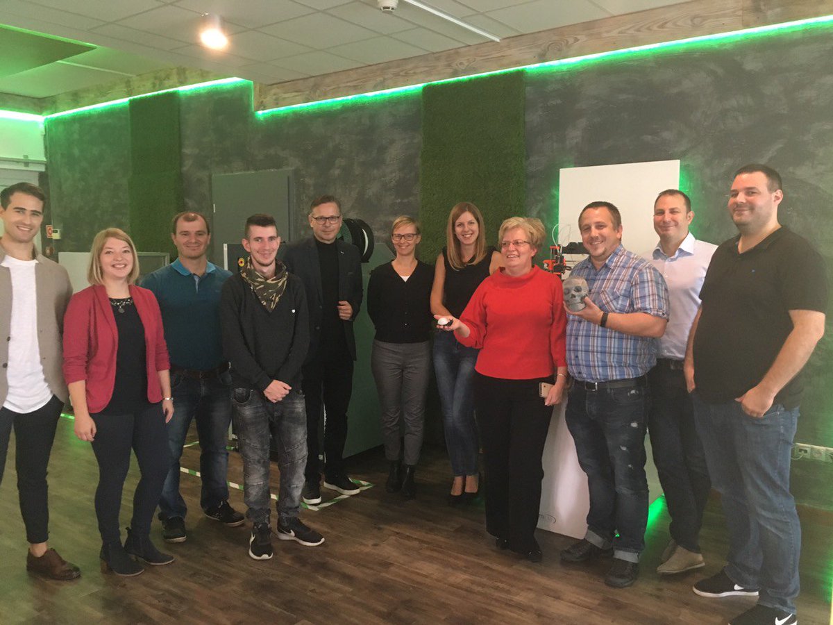 PBNHungary's tweet image. [ @digitalLIFE4ce and #COOP4healthcare ] 
We are happy to host a study visit for @ITC_cluster and @FHBurgenland in the framework of #COOP4healthcare project.Innovative application for healthcare was demonstrated at Am-Lab #Szombathely.