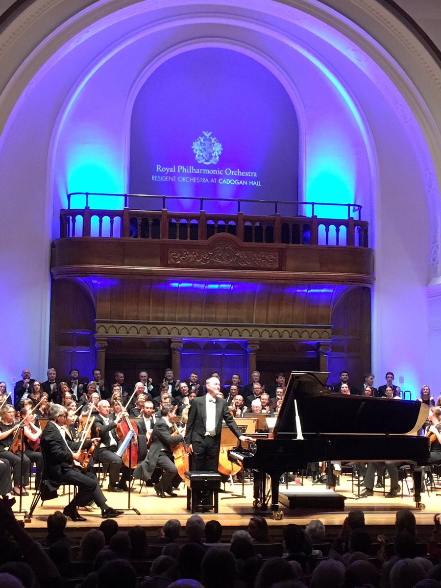leonmccawley's tweet photo. Thanks to @rpoonline @HilaryConductor @cadoganhall for a fun concert last night performing Mendelssohn 1st Piano Concerto. A shame to put this piece back on my music shelf now but happy memories all around! Congrats also to @CityLondonChoir and soloists and the terrific audience! https://t.co/iybqkYCGoK
