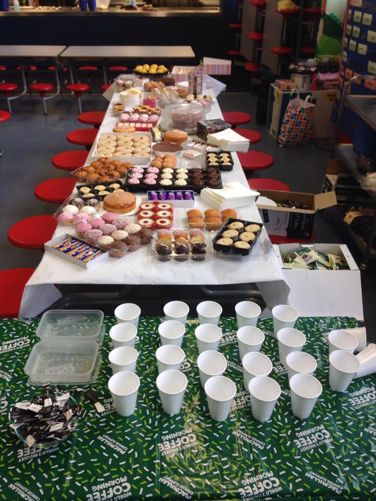Thank you all for your support at our recent Macmillan Coffee Morning. So far, we have raised £345 with donations still incoming. Diolch!